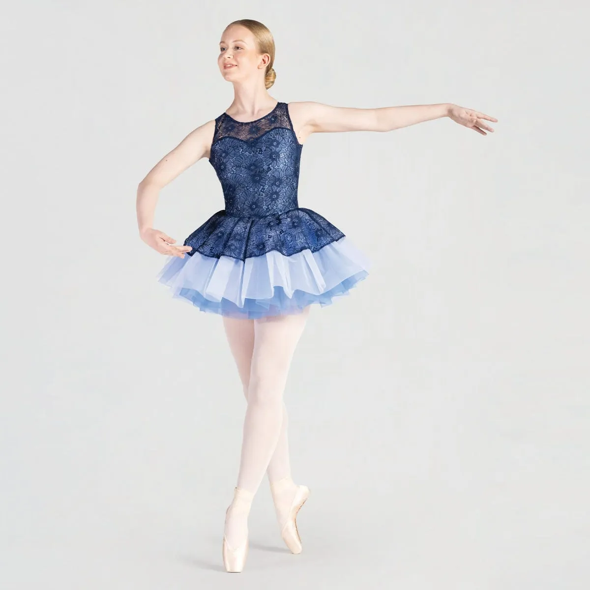 1st Position Lace Bodice with Tonal Tutu