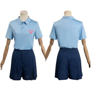 2023 Blue Mailman Outfits Halloween Carnival Cosplay Costume