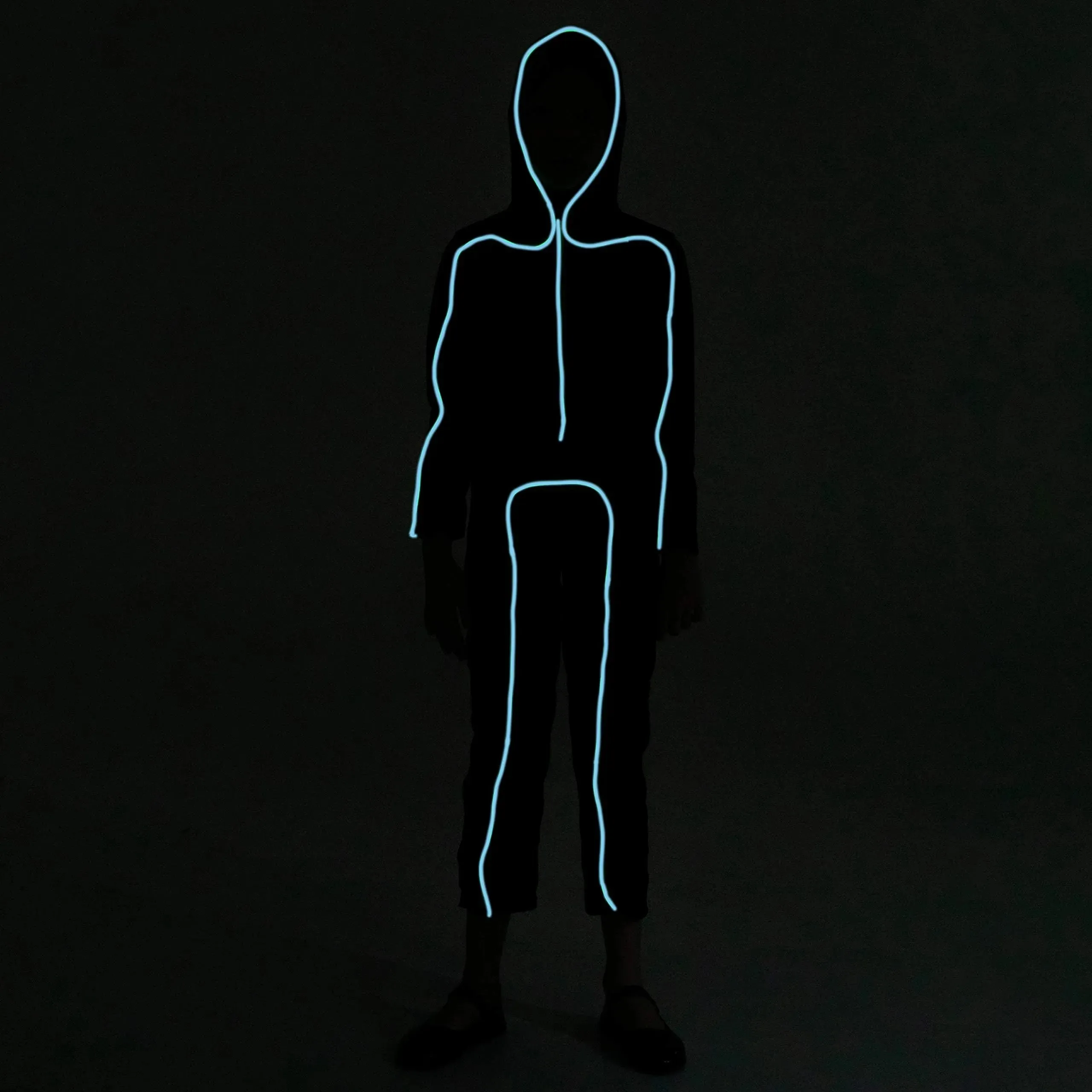 Adult Unisex LED Light Up Costume-BLUE