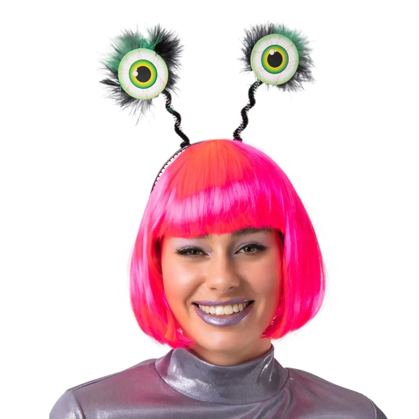Adults Alien Eyes Head Boppers Hairband Monster Fancy Dress