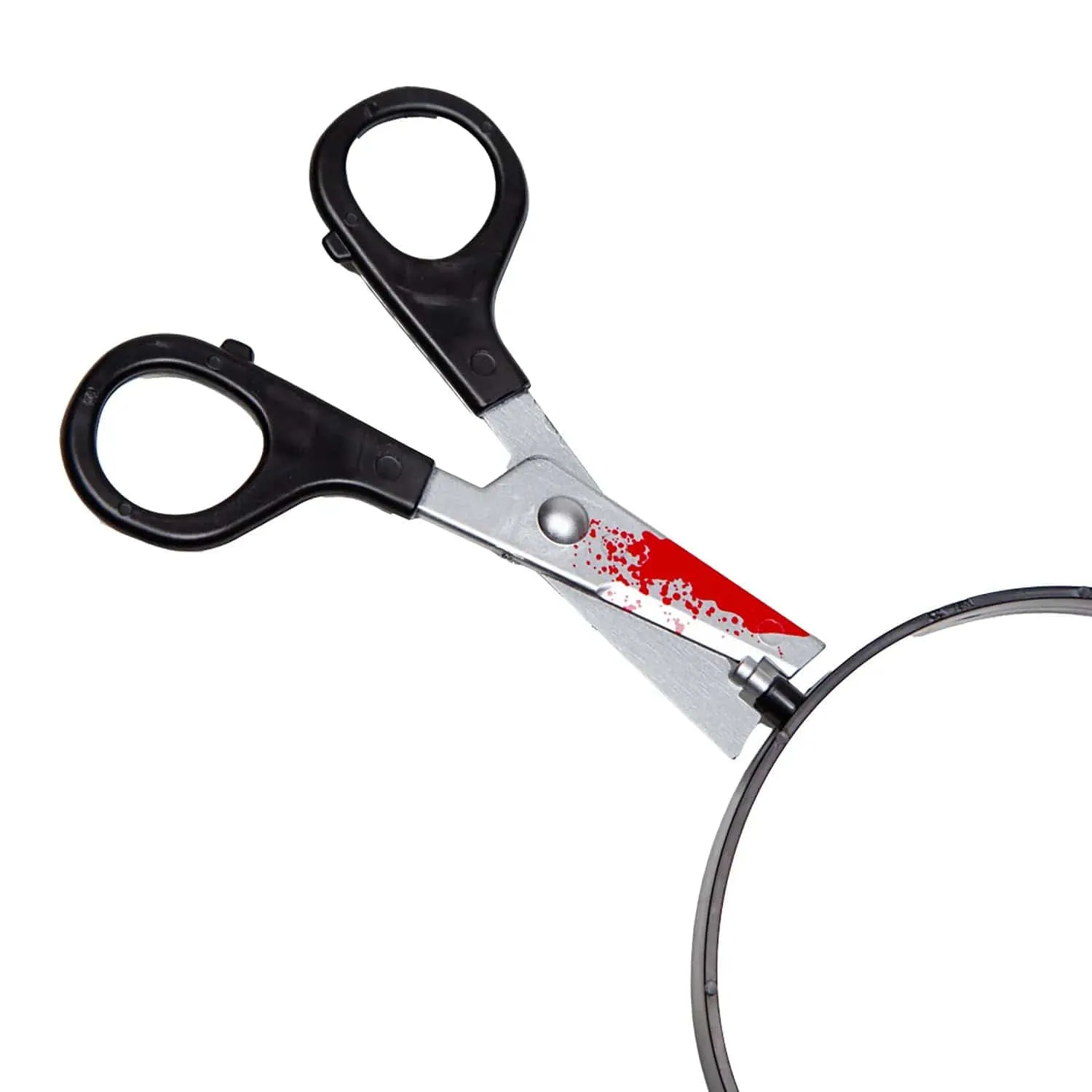 Adults Bloody Scissors in Head Horror Prop Slasher Zombie Headband