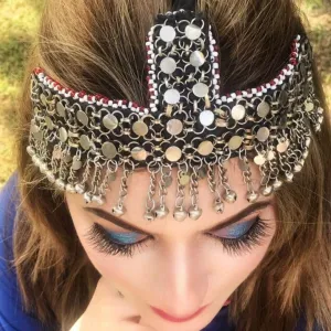 Afghan Kuchi Antique Head Piece,Stylish Head Wear Jewelry