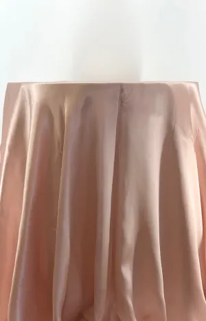 Blush Satin Tablecloth