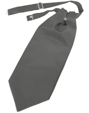 Charcoal Luxury Satin Cravat