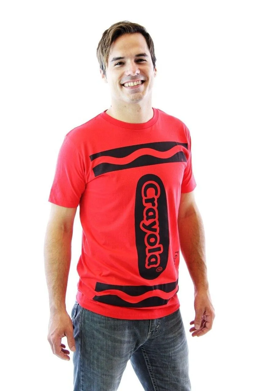 Crayola Crayon Adult Costume T-shirt