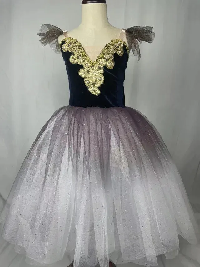Fae Ballerina Aurora's Long Ballet Dance Dress Children Women