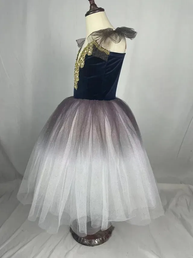 Fae Ballerina Aurora's Long Ballet Dance Dress Children Women