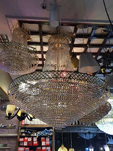Grand Size Golden Crystal Designer Chandeliers (Fancy and Attractive) Lights for Your Home and Office Decor
