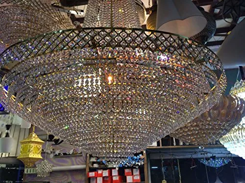 Grand Size Golden Crystal Designer Chandeliers (Fancy and Attractive) Lights for Your Home and Office Decor