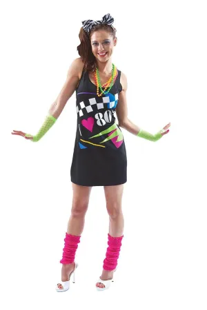 I Love the 80's Costume Dress