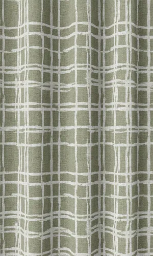 'Latina' Modern Abstract Print Shades (Green/ White)