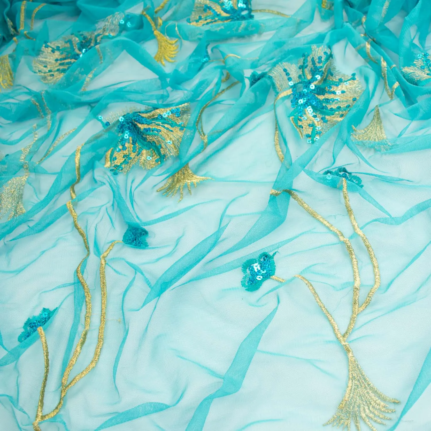 Light Sequin Tulle Lace Design-10