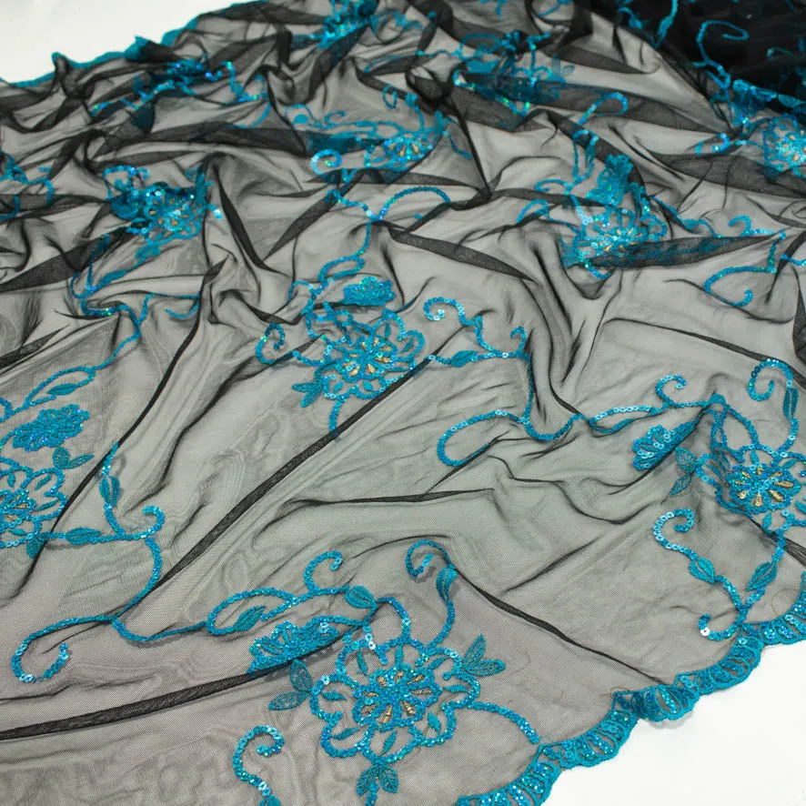 Light Sequin Tulle Lace Design-12