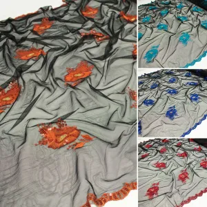 Light Sequin Tulle Lace Design-23