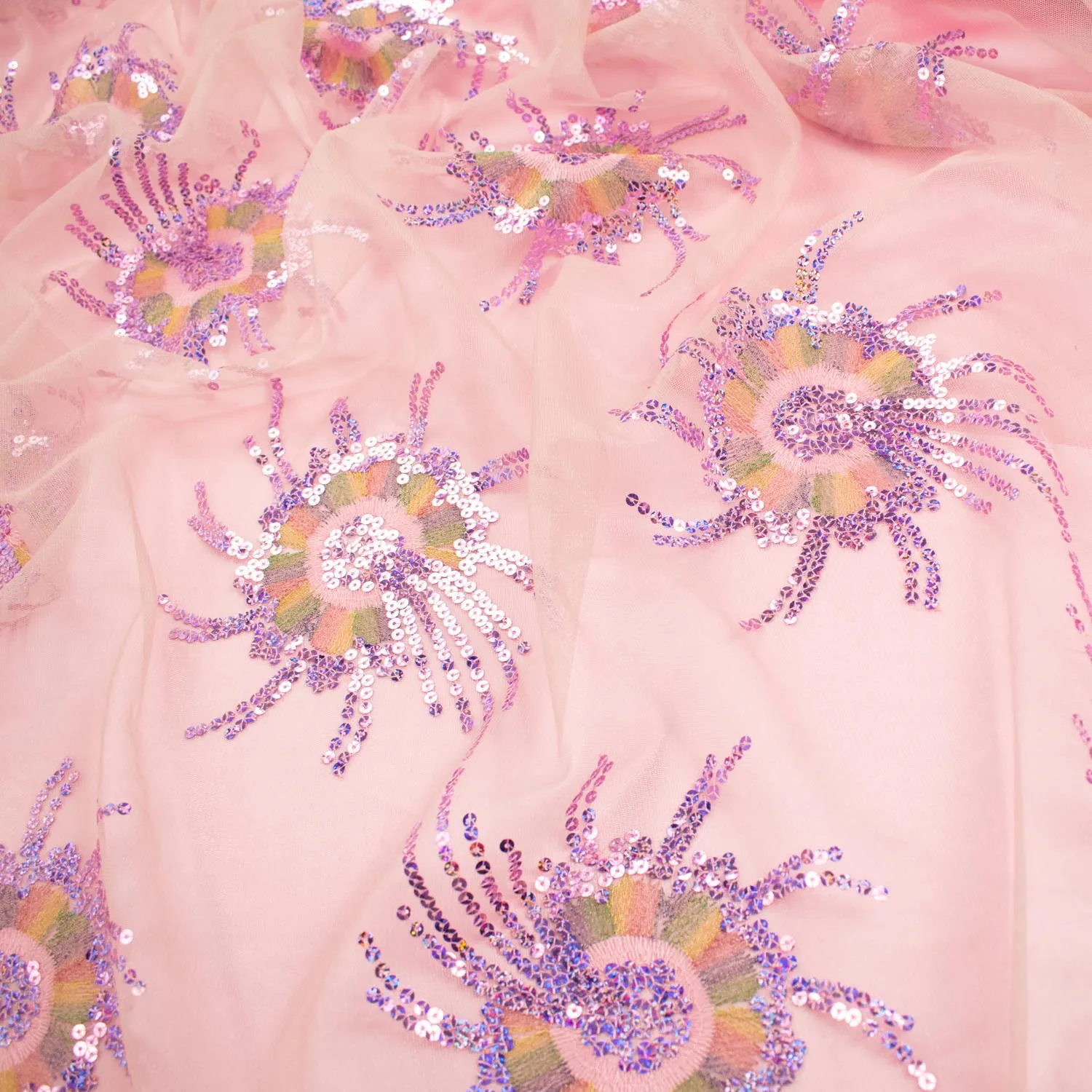 Light Sequin Tulle Lace Design-7