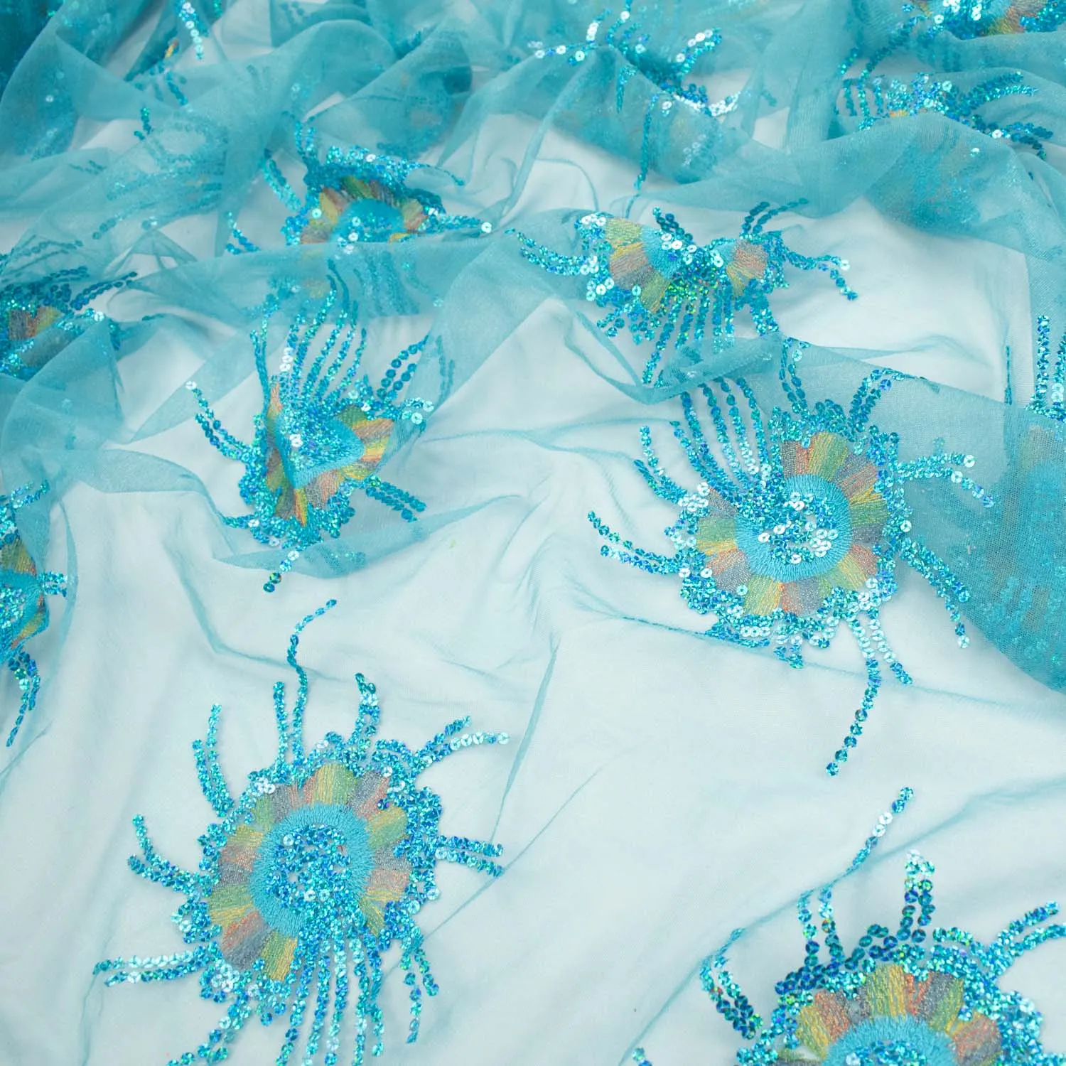Light Sequin Tulle Lace Design-7