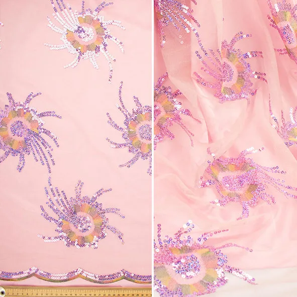 Light Sequin Tulle Lace Design-7