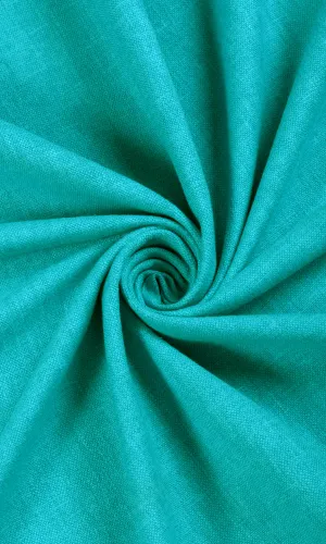 'Magic Smoke' Fabric Sample (Turquoise Blue)