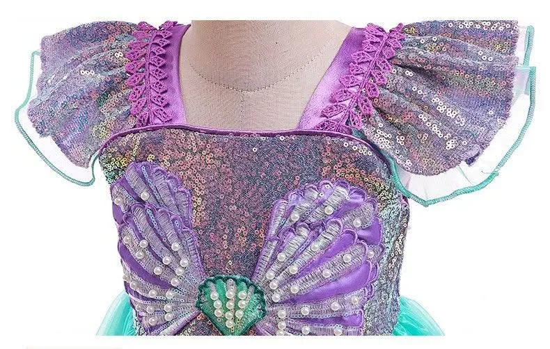Mermaid Princess Dress Elegant Ocean Princess Dress Carnival Birthday Banquet Stage Performance Costumes