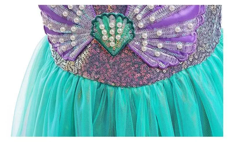Mermaid Princess Dress Elegant Ocean Princess Dress Carnival Birthday Banquet Stage Performance Costumes
