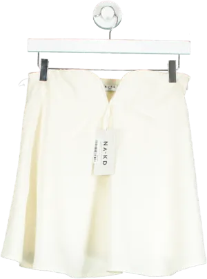 NA-KD Offwhite Bandeau Flowy Top EU 34