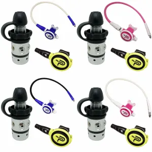 Palantic AS101 DIN/SCAS2061"Travel Lite" Adjustable Regulator & Octopus Combo