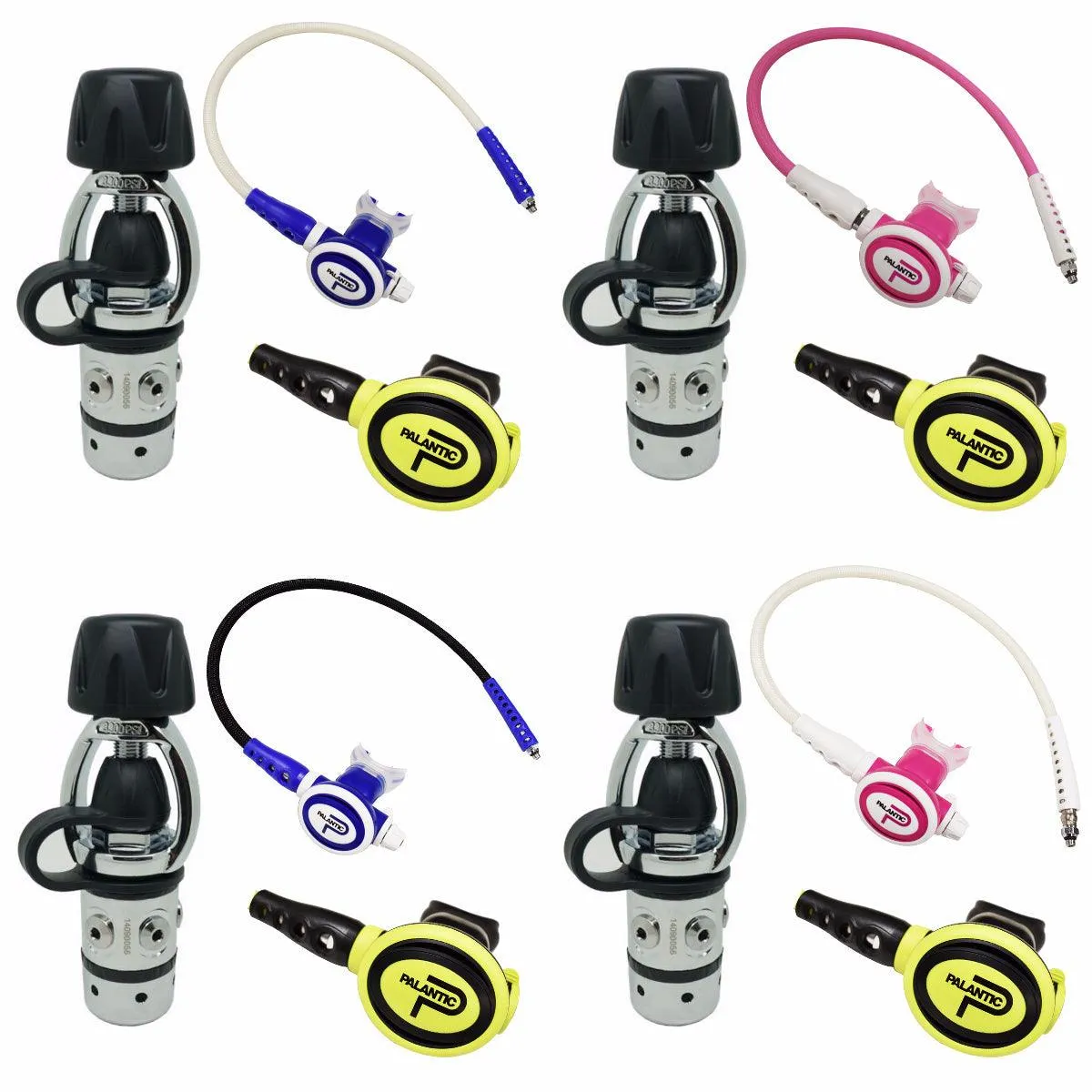 Palantic AS101 YOKE/SCAS2061"Travel Lite" Adjustable Regulator & Octopus Combo
