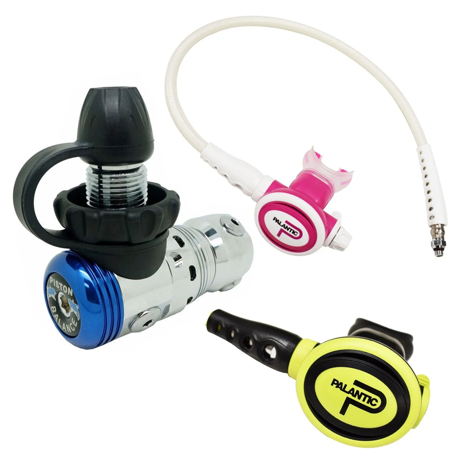 Palantic AS103 DIN/SCAS2061"Travel Lite" Adjustable Regulator & Octopus Combo