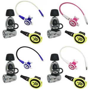 Palantic AS105 YOKE/SCAS2061"Travel Lite" Adjustable Regulator & Octopus Combo