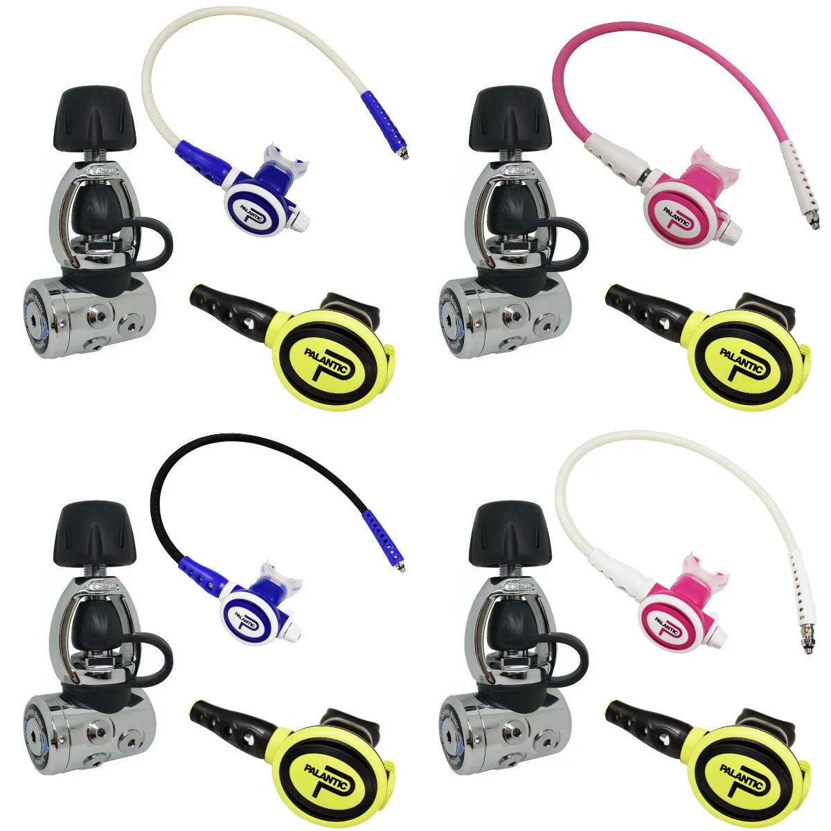 Palantic AS105 YOKE/SCAS2061"Travel Lite" Adjustable Regulator & Octopus Combo
