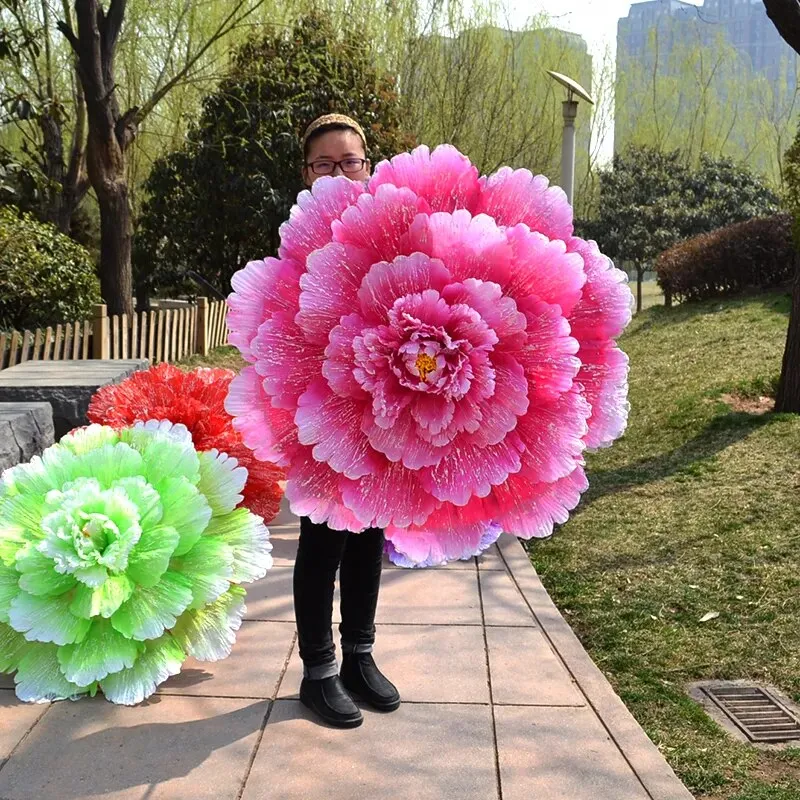 Peony Umbrellas Stage Performance Props