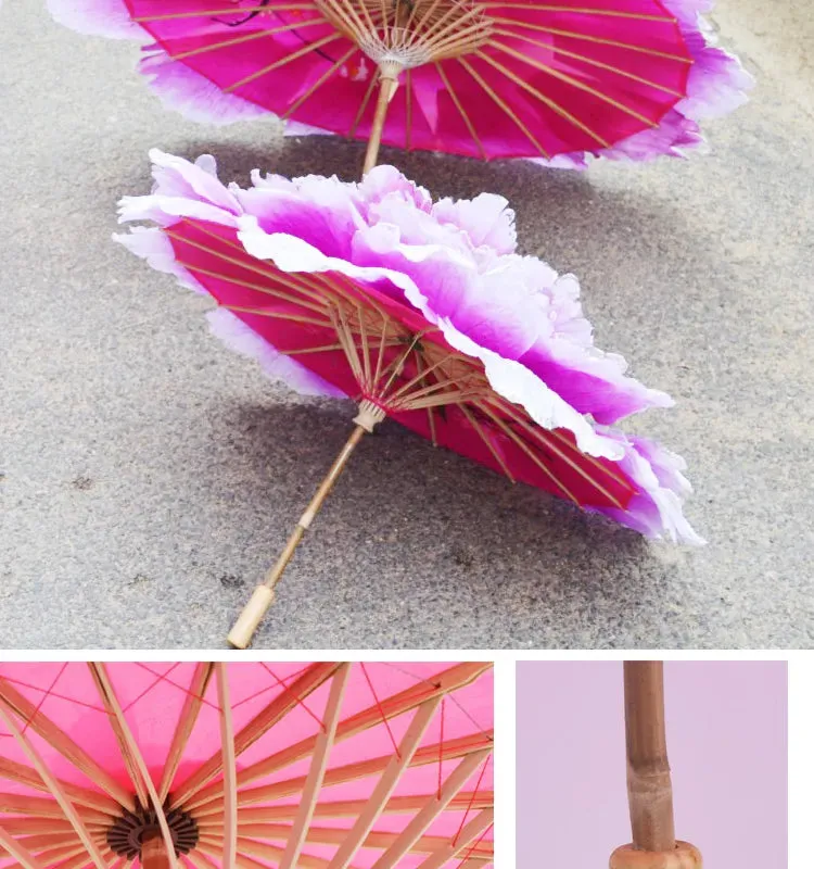 Peony Umbrellas Stage Performance Props