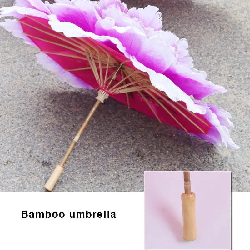 Peony Umbrellas Stage Performance Props