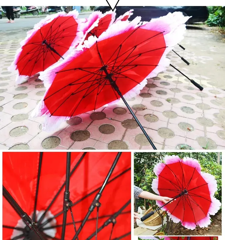 Peony Umbrellas Stage Performance Props