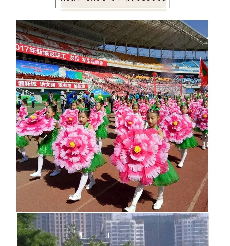 Peony Umbrellas Stage Performance Props