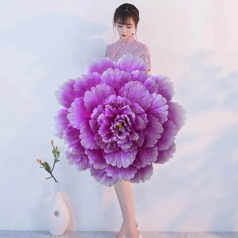 Peony Umbrellas Stage Performance Props
