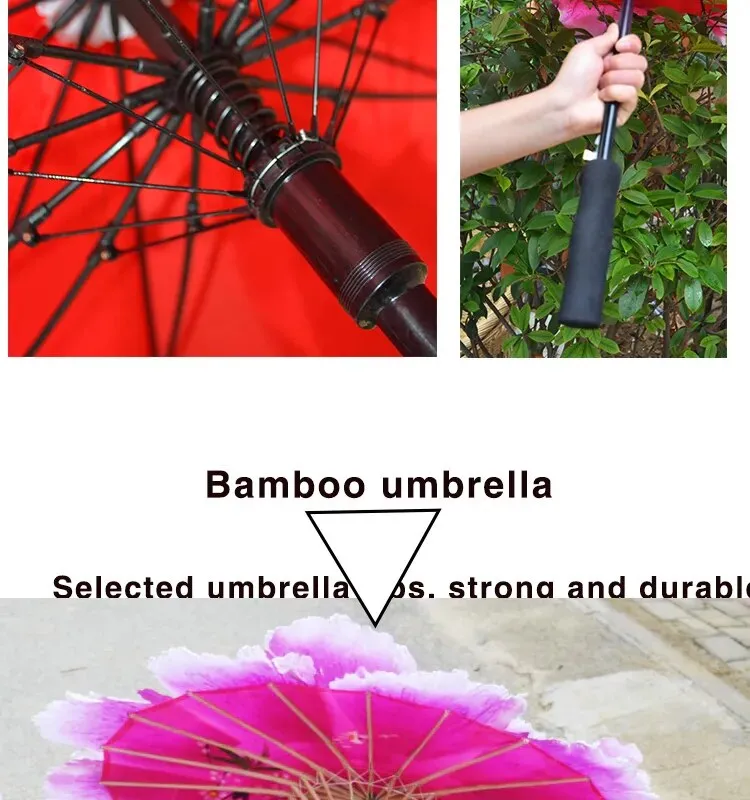 Peony Umbrellas Stage Performance Props