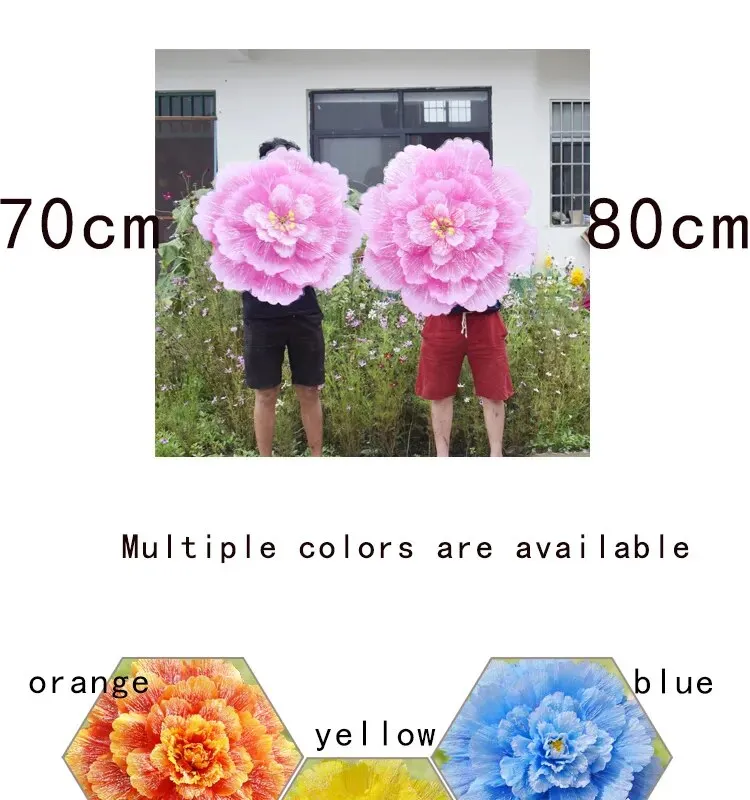 Peony Umbrellas Stage Performance Props