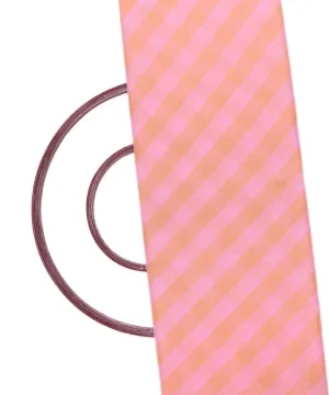 Pink Colour Lehariya Print Digital Print Chiffon Fabric