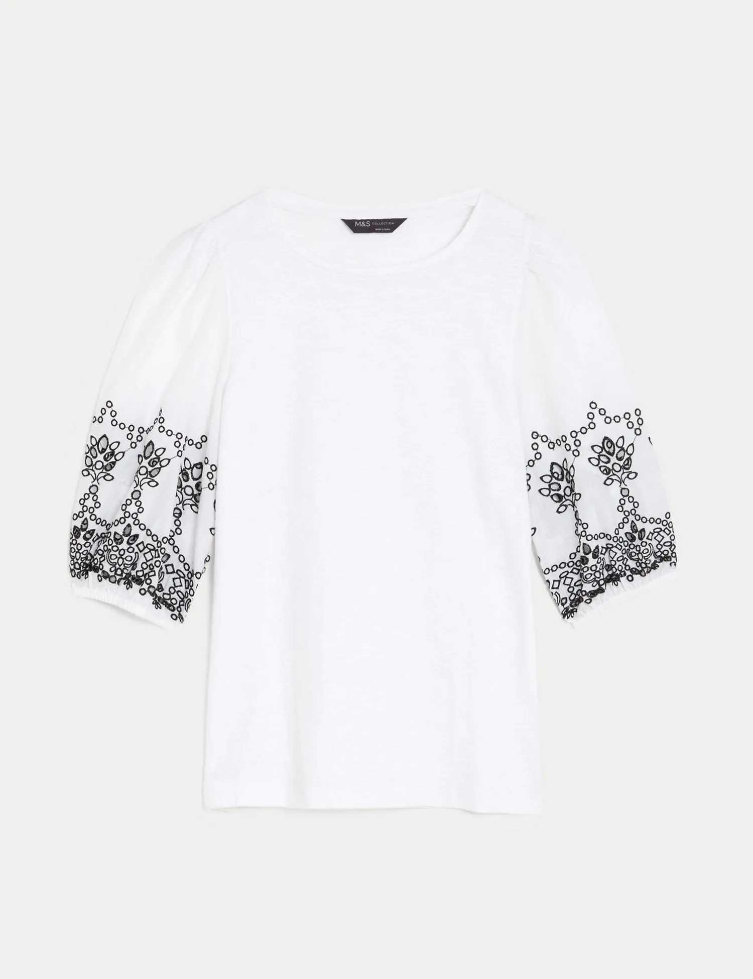 Pure Cotton Broderie Top