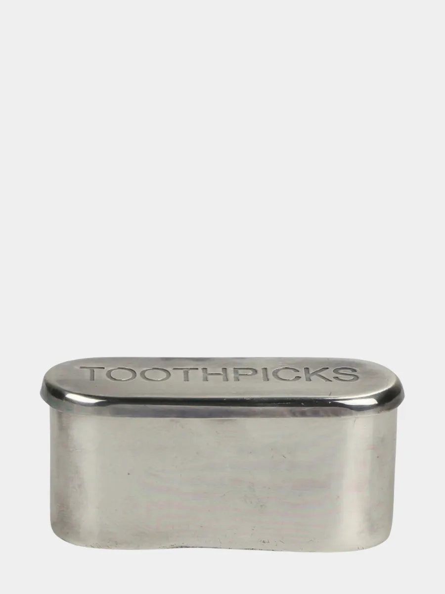 Silver Toothpick Holder