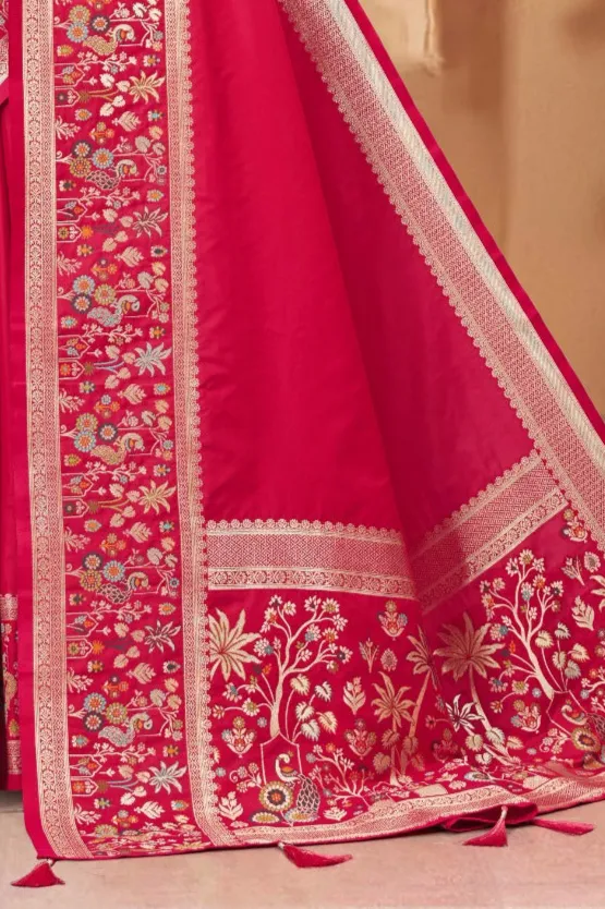 Soft Silk Premium Red Saree