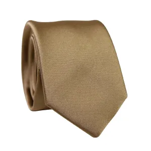 Solid Gold Satin Tie