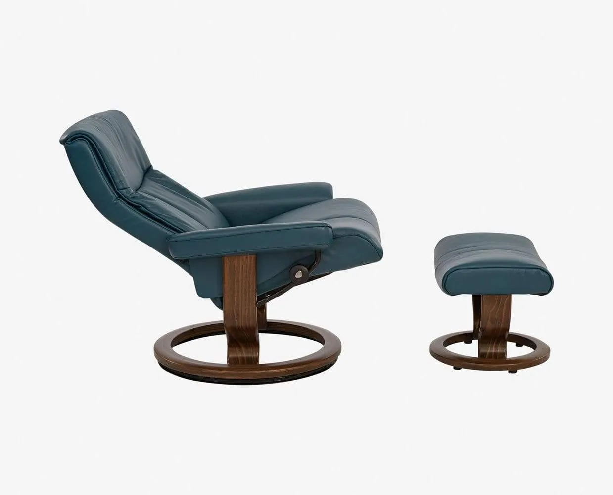 Stressless® Peace Recliner & Ottoman