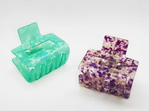 Stylish Mini Square Hair Claw Clip