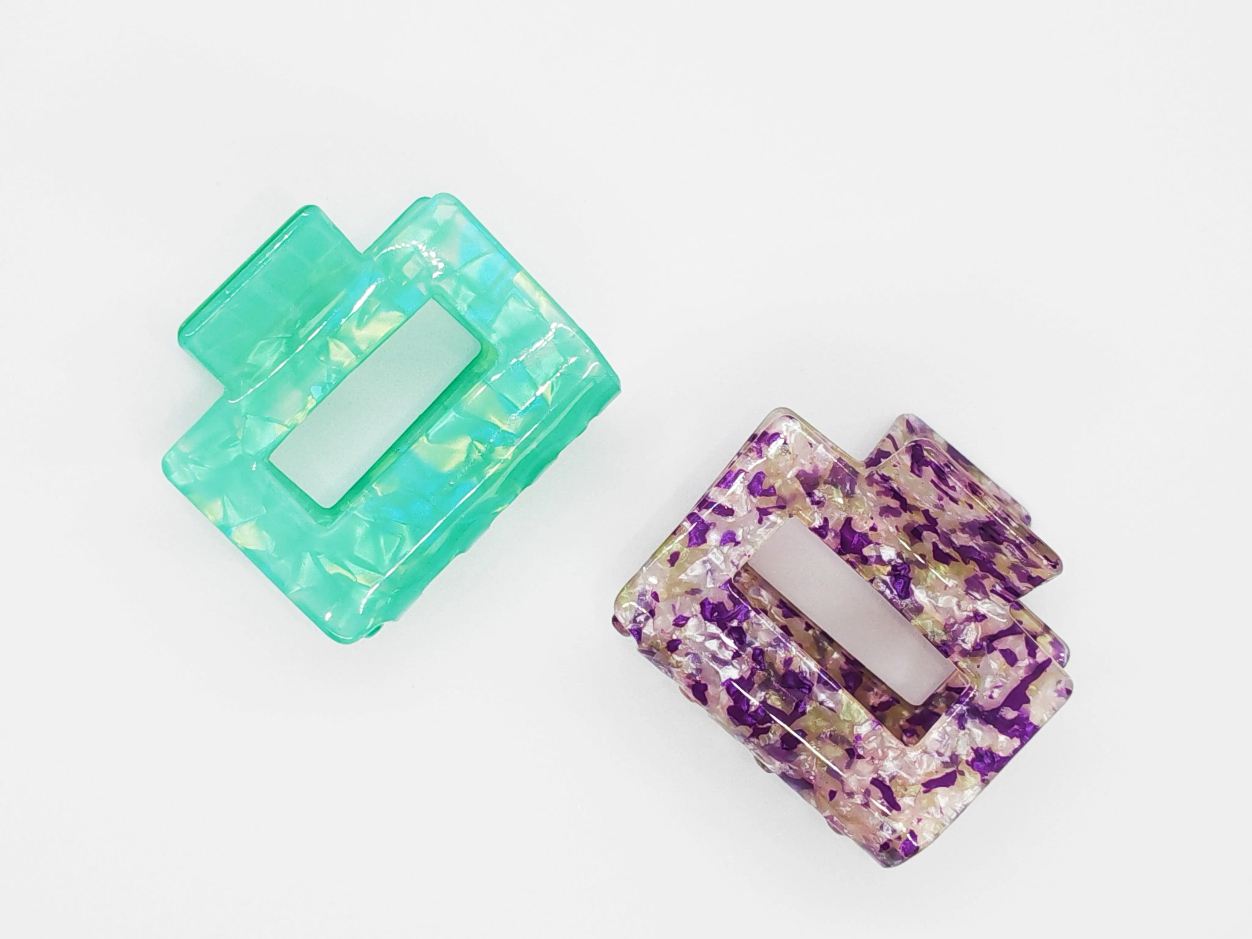 Stylish Mini Square Hair Claw Clip