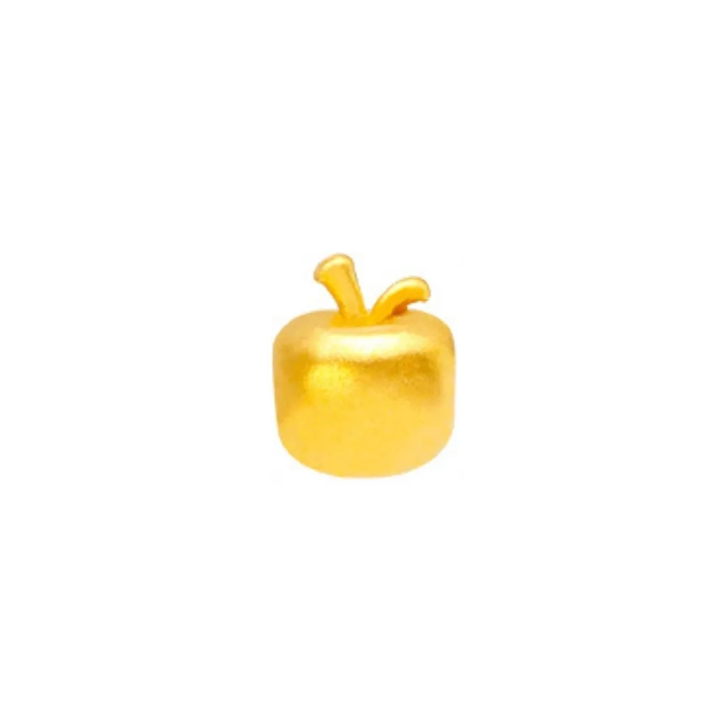 TAKA Jewellery 999 Pure Gold Mini Apple Charm