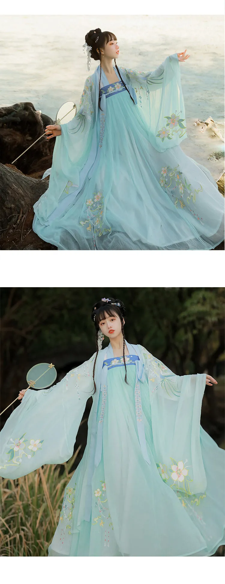 VenusFox Hanfu Women Chinese Traditional Hanfu Dress Tang Suit Vintage Ancient Dance Costume Female Carnival Halloween Cosplay Costume