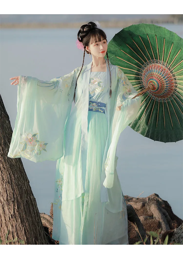 VenusFox Hanfu Women Chinese Traditional Hanfu Dress Tang Suit Vintage Ancient Dance Costume Female Carnival Halloween Cosplay Costume
