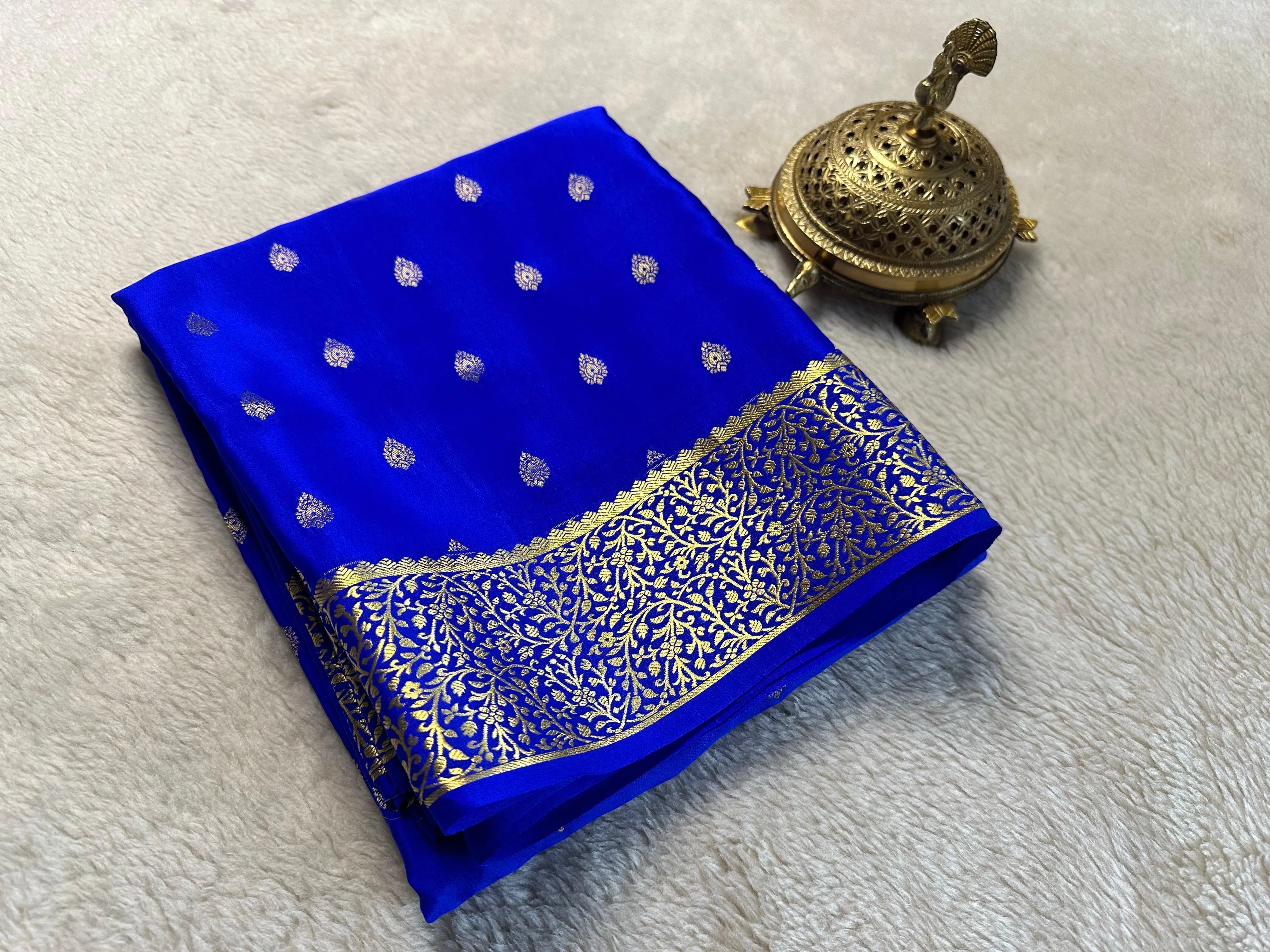 Your Wardrobe Upgrade: Pure Brocade Mysore Silk Available Now